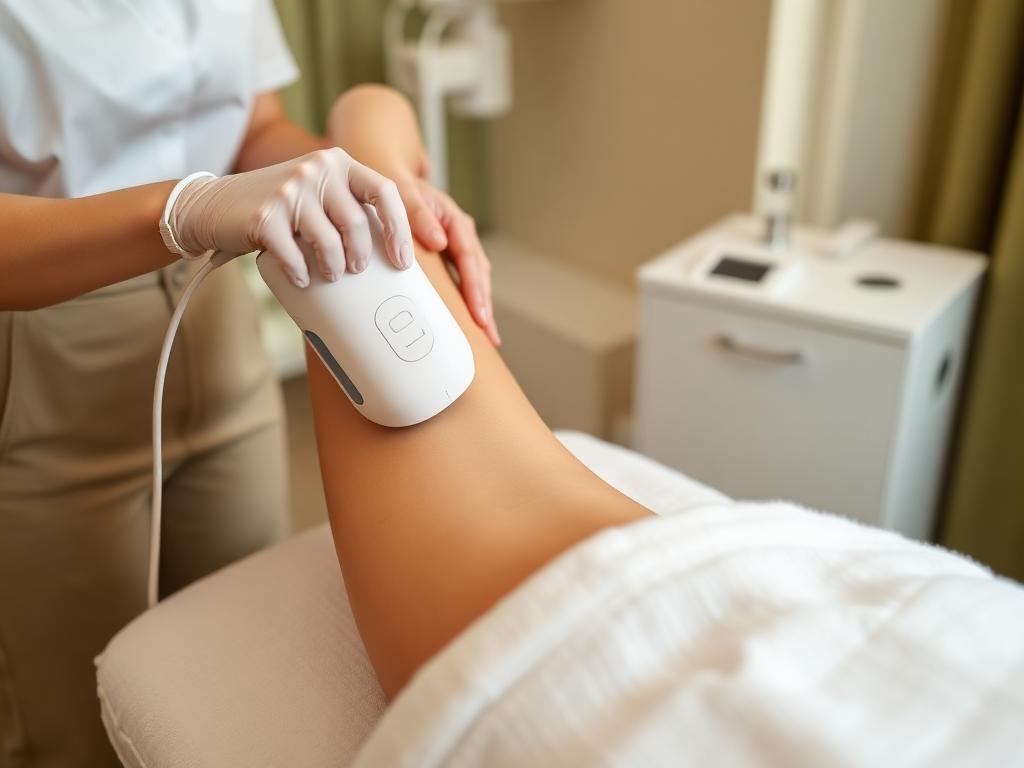 Depilação a laser SHR — Meia Perna